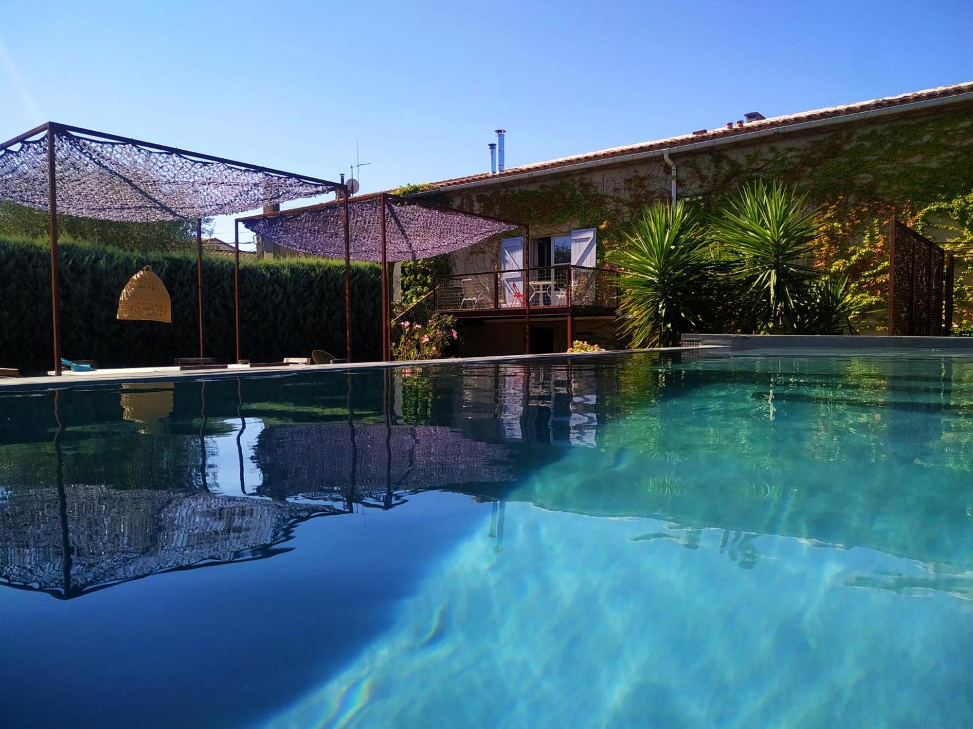 Les Grands Cypres - Chambres D'Hotes Conques-sur-Orbiel Экстерьер фото